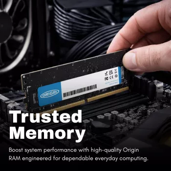 Origin Storage 8GB DDR5 5600MHz SODIMM 1Rx16 Non-ECC 1.1V, 8 GB, 1 x 8 GB, DDR5, 5600 MHz, 262-pins SO-DIMM