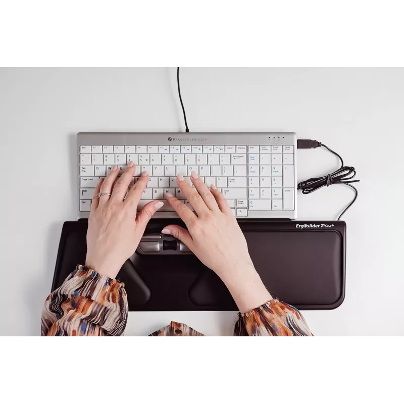 Handpalmsteun BakkerElkhuizen ErgoSlider Plus zwart