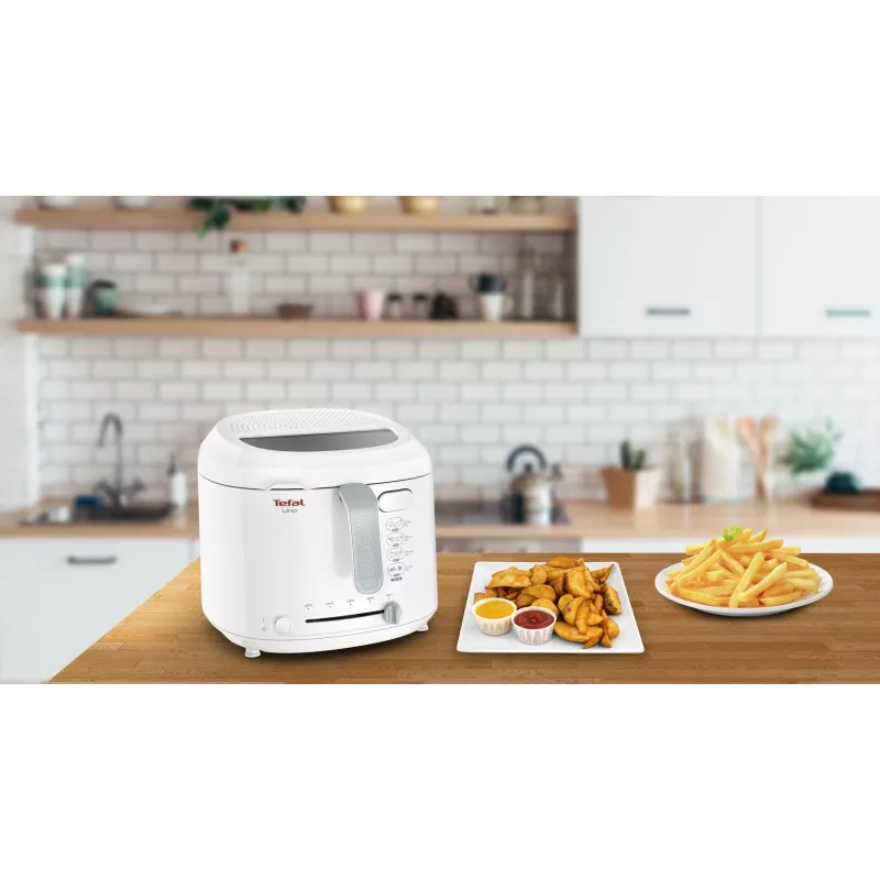 Tefal Uno FF203130 friteuse enkel 1,8 l tafelmodel 1600 W friteuse Wit