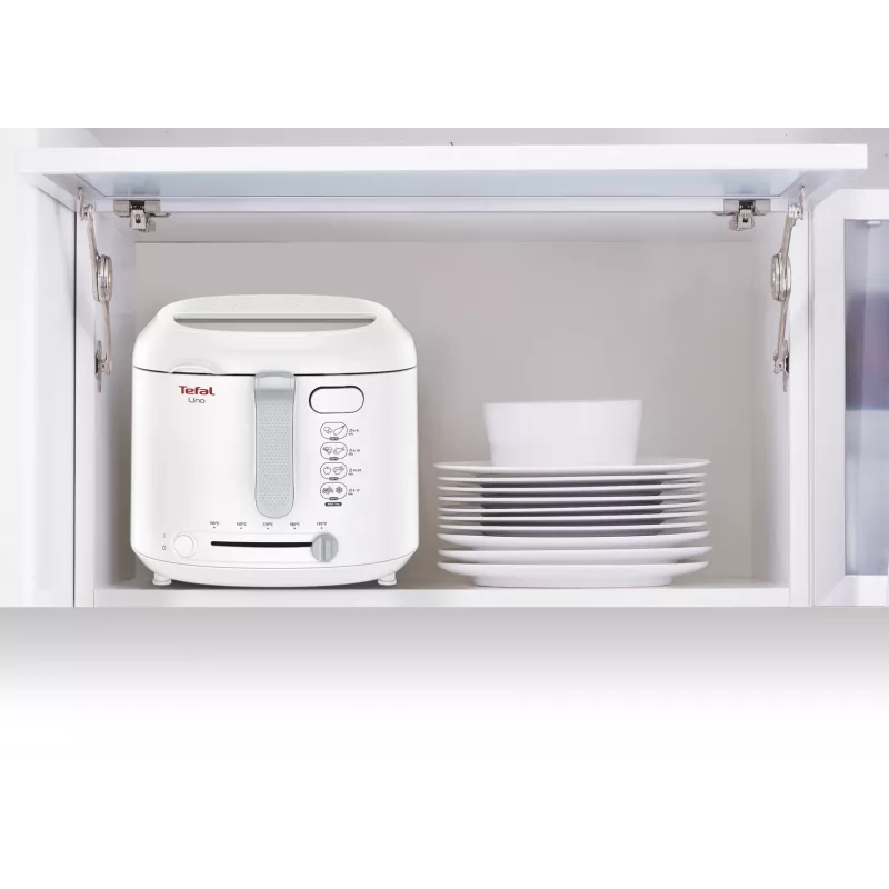 Tefal Uno FF203130 friteuse enkel 1,8 l tafelmodel 1600 W friteuse Wit
