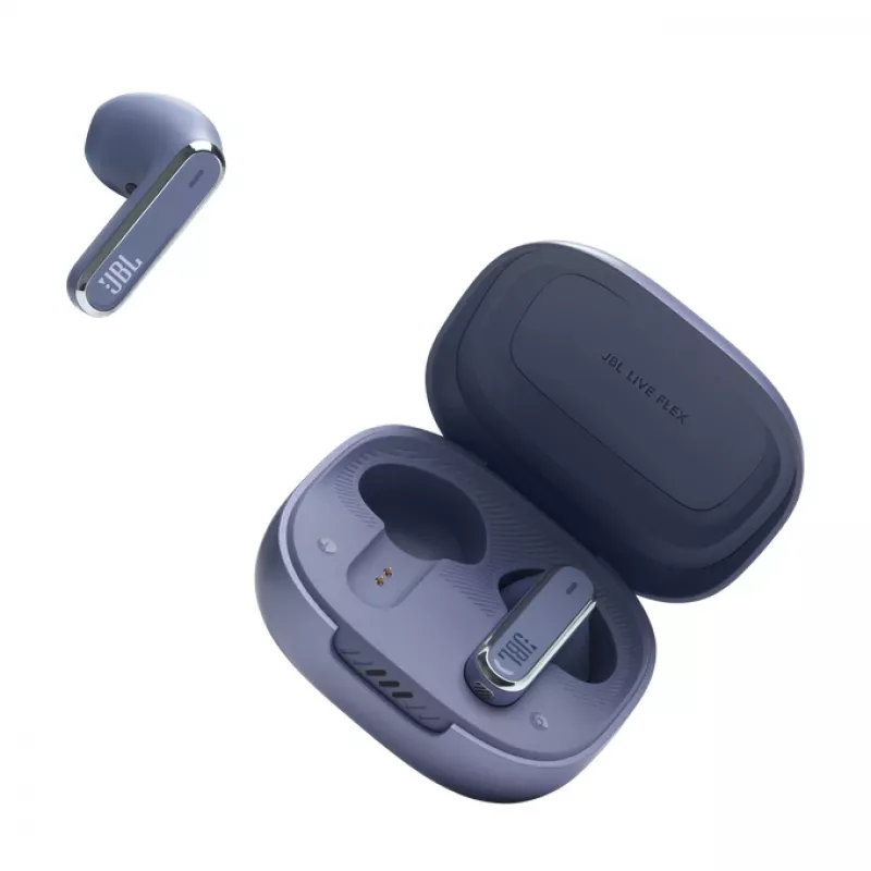 JBL LIVE FLEX headset draadloos in-ear gesprekken/muziek Bluetooth blauw