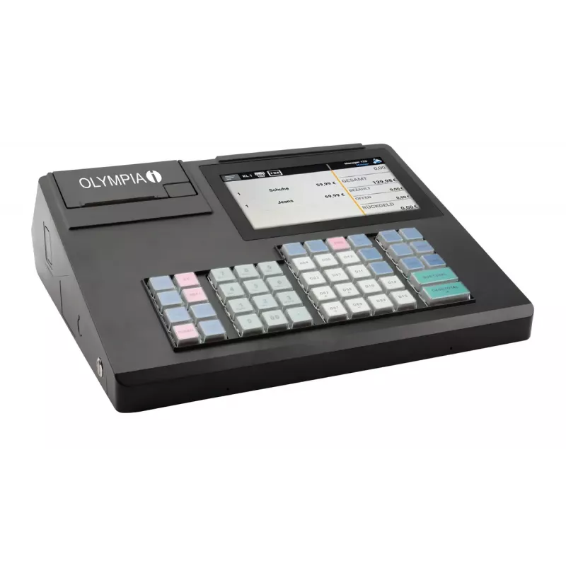 Kassa Olympia K200 – thermische directe printer, 10.000 PLU's, 7-inch LED-display