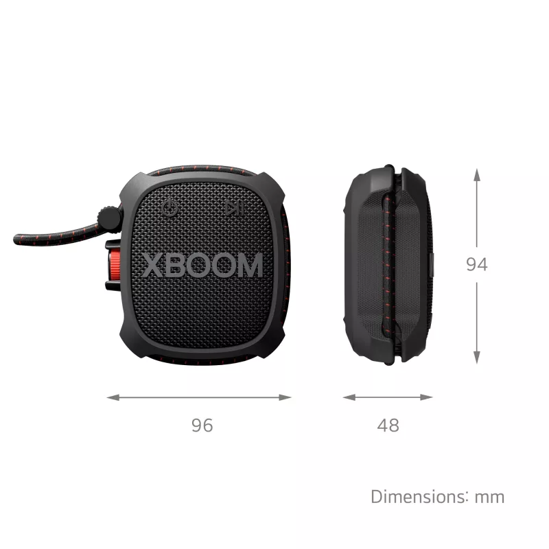 LG XBOOM Go XG2T mono draagbare luidspreker zwart 5 W
