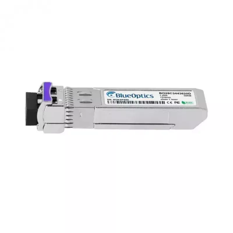 Glasvezel-SFP-transceiver BlueOptics 02310TEE-BO, cSFP-interface, 1250 Mbit/s, zilver