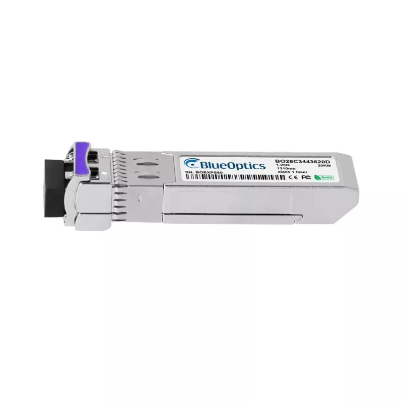 Netwerk-transceivermodule BlueOptics 1442020G1-BO cSFP glasvezel 125 Mbit/s aluminium