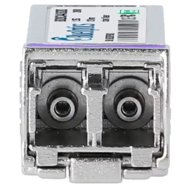Netwerk-transceivermodule BlueOptics AT-SPBD20DUAL-14-BO — glasvezel-SFP, cSFP-interface, LC-stekker, aluminium
