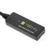 Techly ICUR30200G USB-kabel USB 3.2 Gen 1 (3.1 Gen 1) 20 m USB A zwart