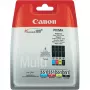 Canon CLI-551 C/M/Y/BK w/sec inktcartridge 4 stuks origineel standaardbereik zwart, cyaan, magenta, geel