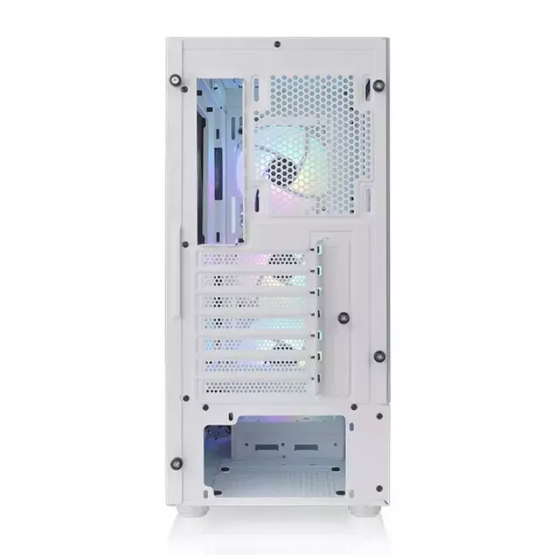 PC-behuizing Thermaltake View 200 TG Snow ARGB Midi Tower wit