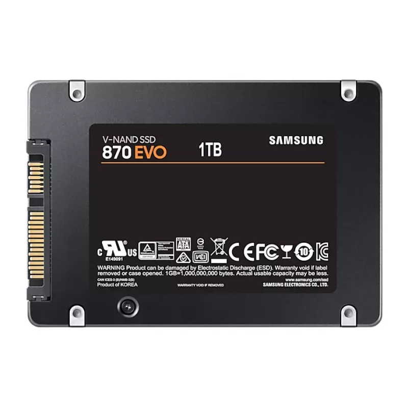 Samsung 870 EVO 1 TB 2,5 inch Serial ATA III V-NAND MLC