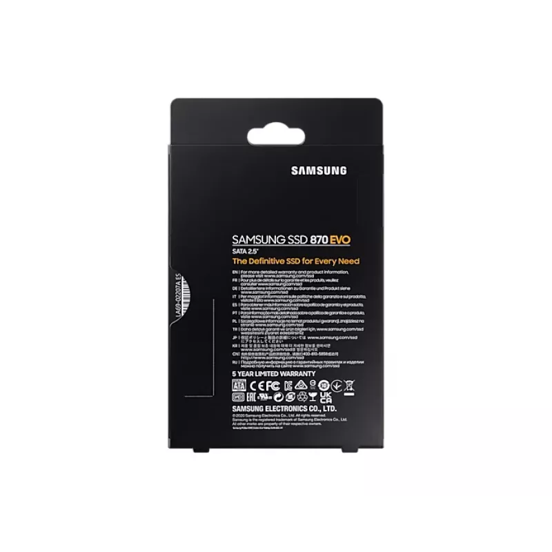 Samsung 870 EVO 1 TB 2,5 inch Serial ATA III V-NAND MLC