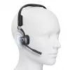 SHOKZ OpenMeet UC draadloze Bluetooth-botgeleidings-videoconferentie-headset met USB-C-adapter