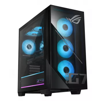ASUS ROG G700 GM700TZ-R8700F092W AMD Ryzen™ 7 8700F 32 GB DDR5-SDRAM 2 TB SSD NVIDIA GeForce RTX 5070 Ti Windows 11 Home tower-pc zwart