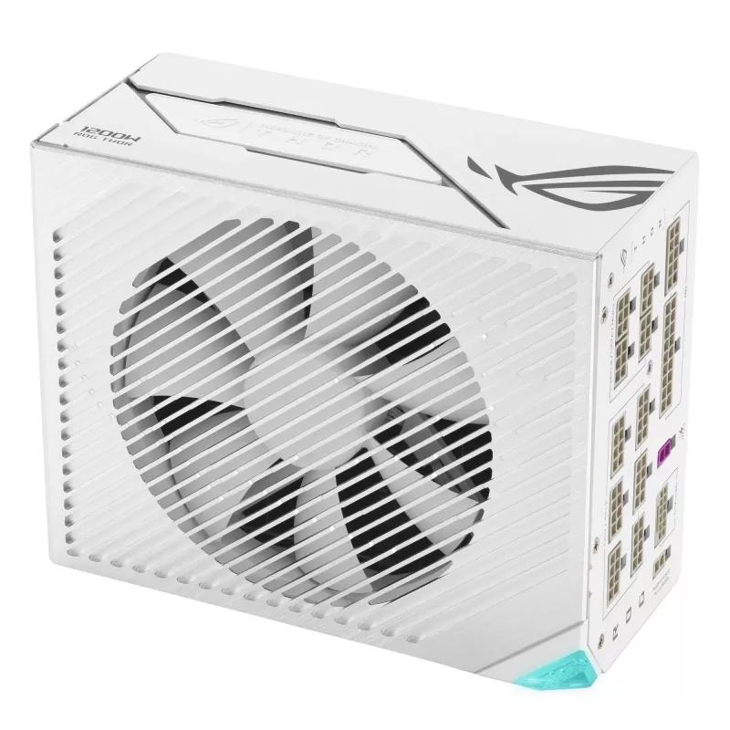 Voeding ASUS ROG THOR-1200P3-WHITE-GAMING 1200 W ATX 20+4-pin, 80 PLUS Platinum, wit