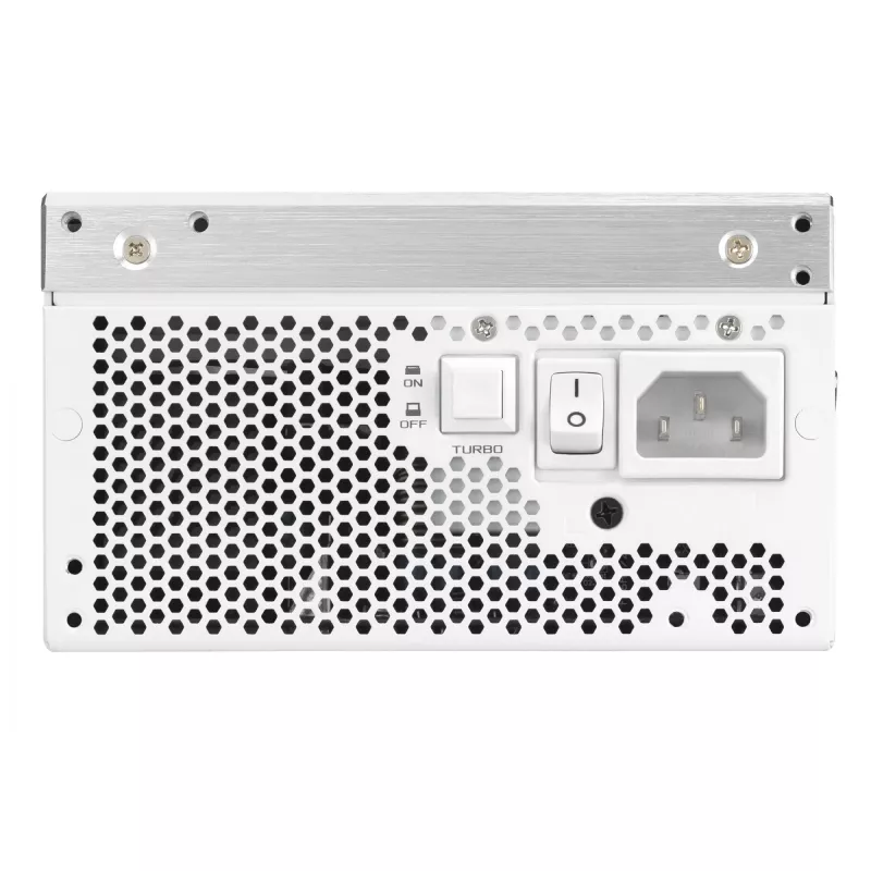 Voeding ASUS ROG THOR-1200P3-WHITE-GAMING 1200 W ATX 20+4-pin, 80 PLUS Platinum, wit