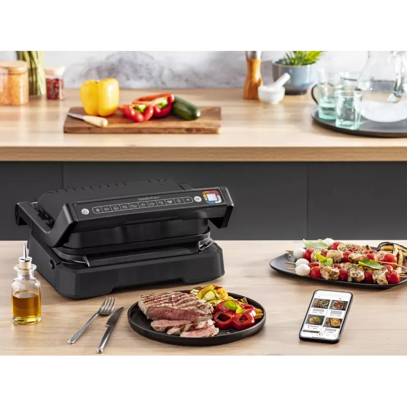 Contactgrill Tefal OptiGrill 2in1 GC7728 2100W zwart