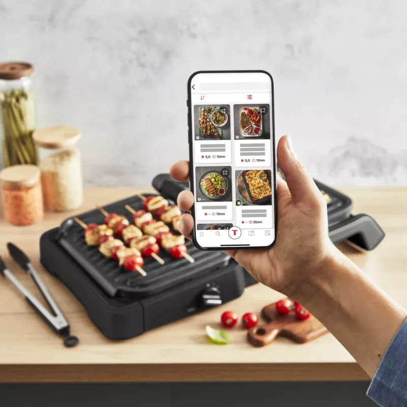 Contactgrill Tefal OptiGrill 2in1 GC7728 2100W zwart