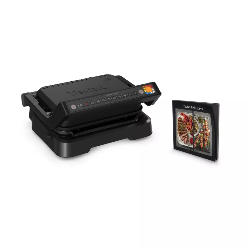 Contactgrill Tefal OptiGrill 2in1 GC7728 2100W zwart