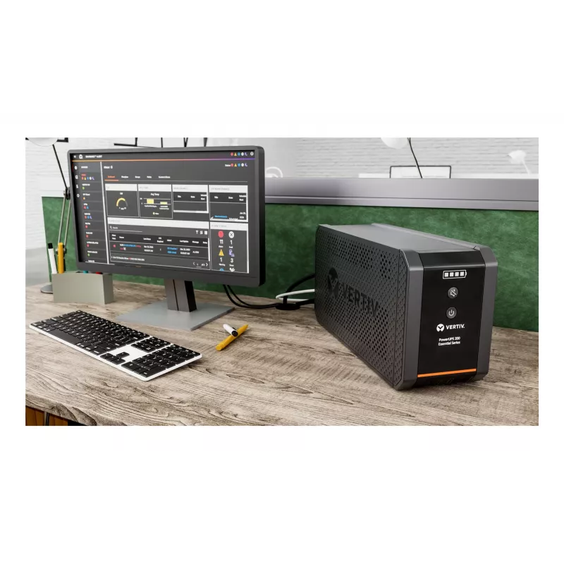 Vertiv PowerUPS 200 Essential PSA6E-1600IT-SCH, 1600VA/925W, Line-Interactive, 1,6 kVA, 925 W, Sinus, 140 V, 290 V