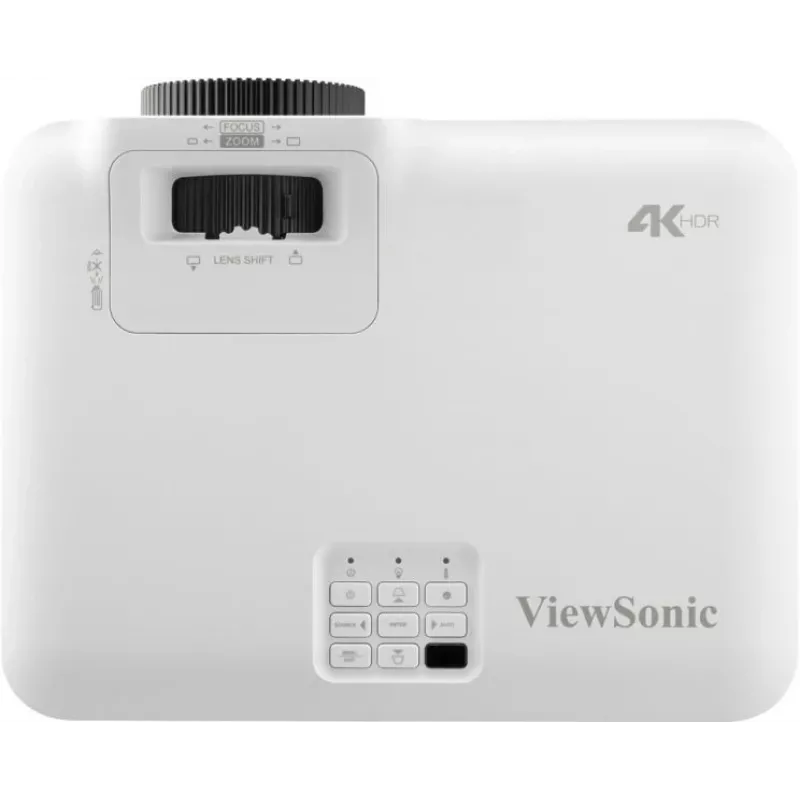Viewsonic V554K Dataprojector Ultrakorteafstandsprojector 3500 ANSI Lumen 3LCD UHD 4K (3840x2160) 3D Wit
