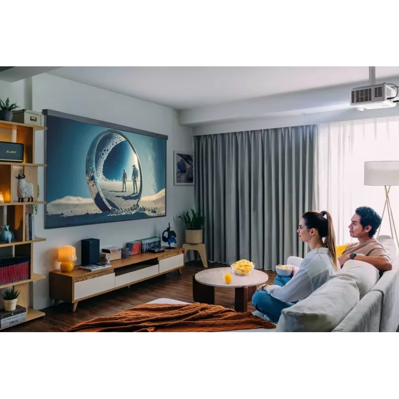 Viewsonic V554K Dataprojector Ultrakorteafstandsprojector 3500 ANSI Lumen 3LCD UHD 4K (3840x2160) 3D Wit