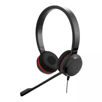 Jabra Evolve 20SE MS stereo USB-C, bedraad, kantoor/callcenter, 150 - 7000 Hz, 132 g, headset, zwart