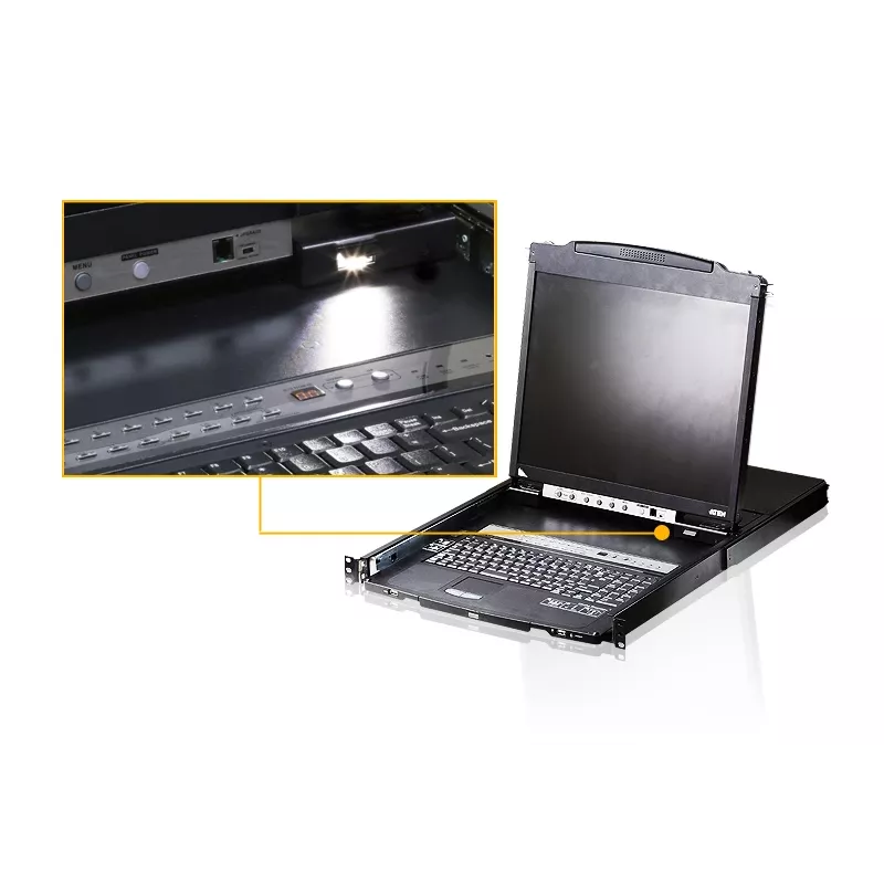 ATEN CL5816N KVM-switch rackmontage zwart
