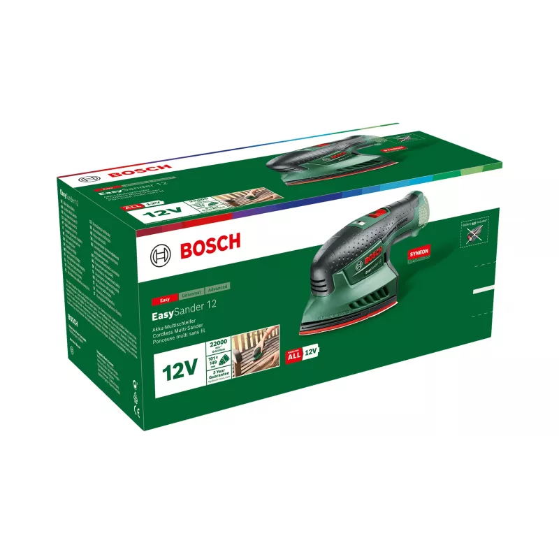 Bosch EasySander 12 Multi schuurmachine 22000 RPM 22000 OPM