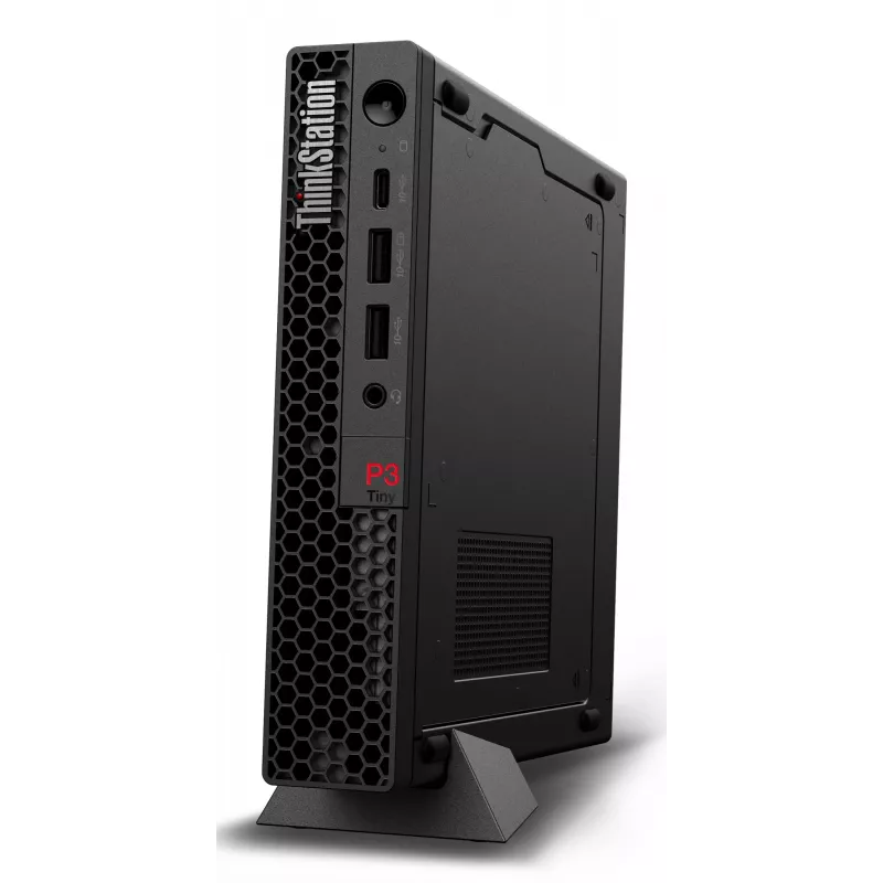 Lenovo ThinkStation P3 Tiny Intel® Core™ i5 i5-14600 32 GB DDR5-SDRAM 1 TB SSD NVIDIA RTX A400 Windows 11 Pro mini-pc workstation zwart