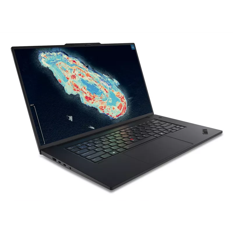 Lenovo ThinkPad P1 Gen 8 Intel Core Ultra 9 285H Mobile Workstation 40,6 cm (16 inch) touchscreen 3.2K 64 GB LPDDR5x-SDRAM 1 TB SSD NVIDIA RTX PRO 2000 zwart Wi-Fi 7 (802.11be) Windows 11 Pro Duits zwart