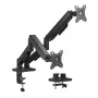 Gasveer-monitorarm eSTUFF GLB227012, in hoogte verstelbaar, VESA-compatibel