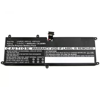 CoreParts Laptop-accu voor Dell, accu, DELL, Latitude 11 5175, Latitude 11 5179, Latitude 5175