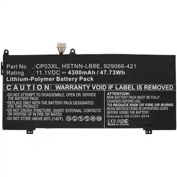Batterij CoreParts MBXHP-BA0176 voor HP Spectre x360 13-ae010ca
