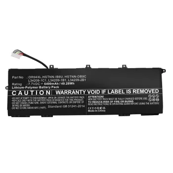 Laptop-accu CoreParts MBXHP-BA0301 — 6700 mAh, 7,7 V, 89,7×5,5×283,6 mm