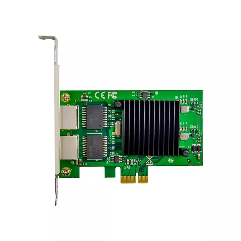 Netwerkkaart MicroConnect MC-PCIEX1-82575 PCIe x1 Intel 82575 Ethernet-adapter