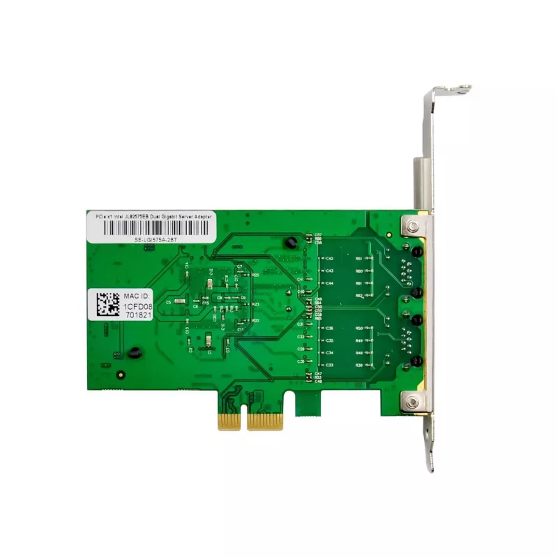 Netwerkkaart MicroConnect MC-PCIEX1-82575 PCIe x1 Intel 82575 Ethernet-adapter
