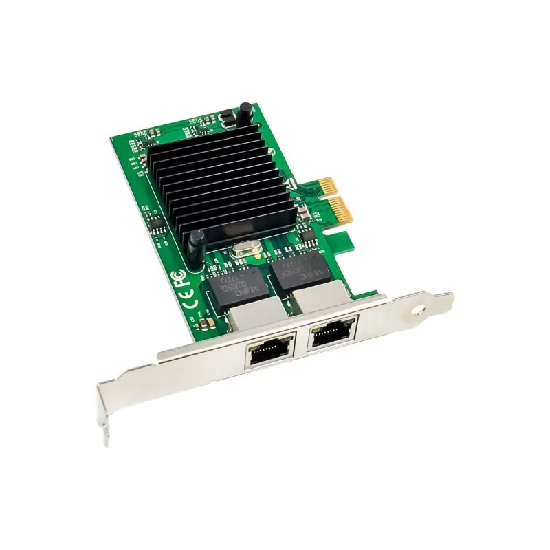 Netwerkkaart MicroConnect MC-PCIEX1-82575 PCIe x1 Intel 82575 Ethernet-adapter