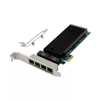 MicroConnect MC-PCIEX1-82576-Q Gigabit-netwerkkaart met vier poorten, PCIe x1, Intel 82576