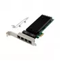 MicroConnect MC-PCIEX1-82576-Q Gigabit-netwerkkaart met vier poorten, PCIe x1, Intel 82576