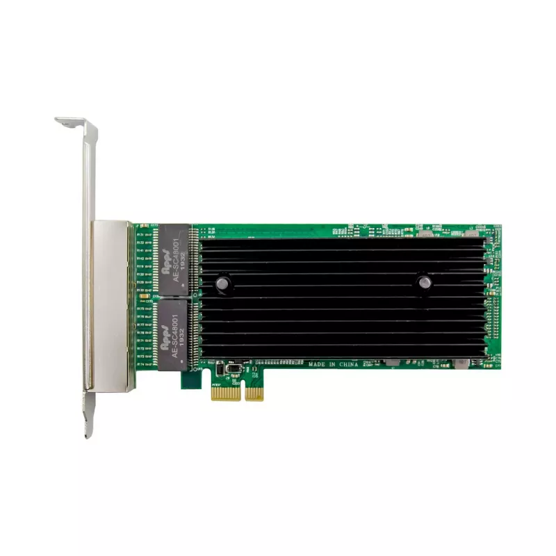 MicroConnect MC-PCIEX1-82576-Q Gigabit-netwerkkaart met vier poorten, PCIe x1, Intel 82576