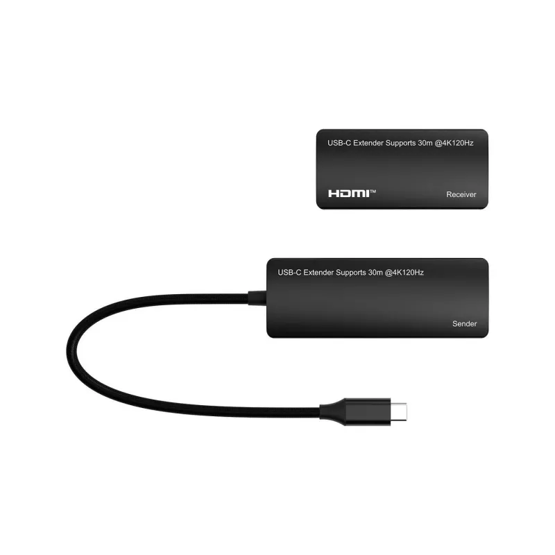 USB-C naar HDMI-adapter MicroConnect MC-USBCHDMIEXT-30M 30 m