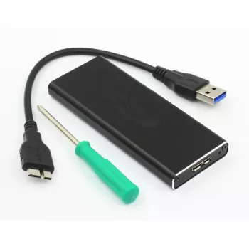 CoreParts MSACSC/USB3.0 behuizing voor opslagstation SSD-behuizing zwart