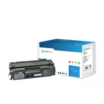 CoreParts toner zwart CF280A, 2700 pagina's, zwart, 1 st.