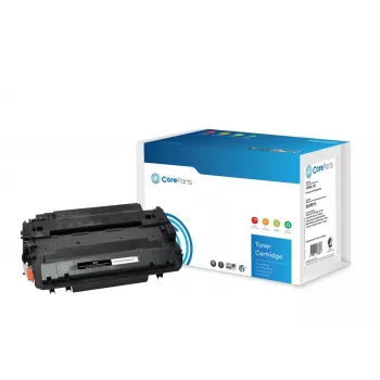 CoreParts toner zwart CE255X, 12500 pagina's, zwart, 1 st.