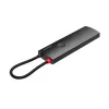 MicroConnect USB3.2CCOM20 USB-C naar HDMI minidock, 4K 60Hz, RJ45, 3x USB-A