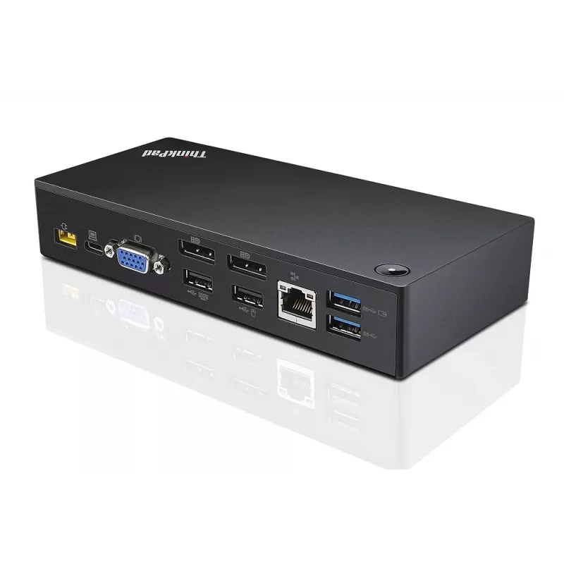 Lenovo 40A90090DK laptop-dockingstation/port-replicator bedraad USB 3.2 Gen 1 (3.1 Gen 1) Type-C zwart