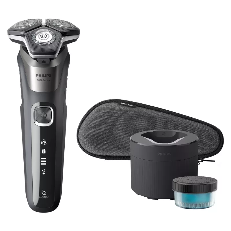 Elektrisch scheerapparaat Philips SHAVER Series 5000 S5887/50 nat en droog scheren met SteelPrecision-mesjes
