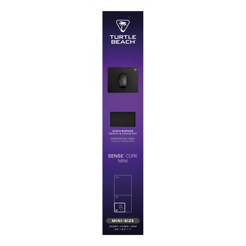 Turtle Beach Sense Core Mini gaming-muismat zwart