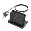 j5create JUR261 USB™ Smart Card / CAC Reader-standaard, USB Type-A/USB Type-C, zwart, 95 g
