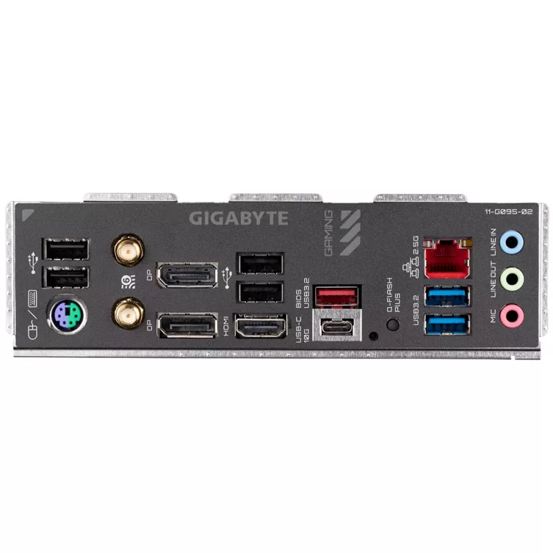 Moederbord GIGABYTE B650M GAMING X AX — AMD B650, Socket AM5, Micro ATX, DDR5, 4 DIMM, 2x M.2, Wi‑Fi 6E, 2.5GbE